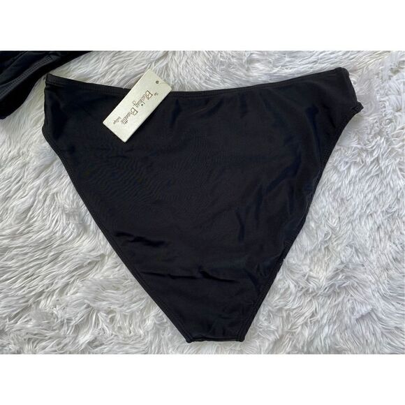 NWT The Blushing Brunette SZ L Seaside Retreat Black 2 PC Bikini - Picture 11 of 13